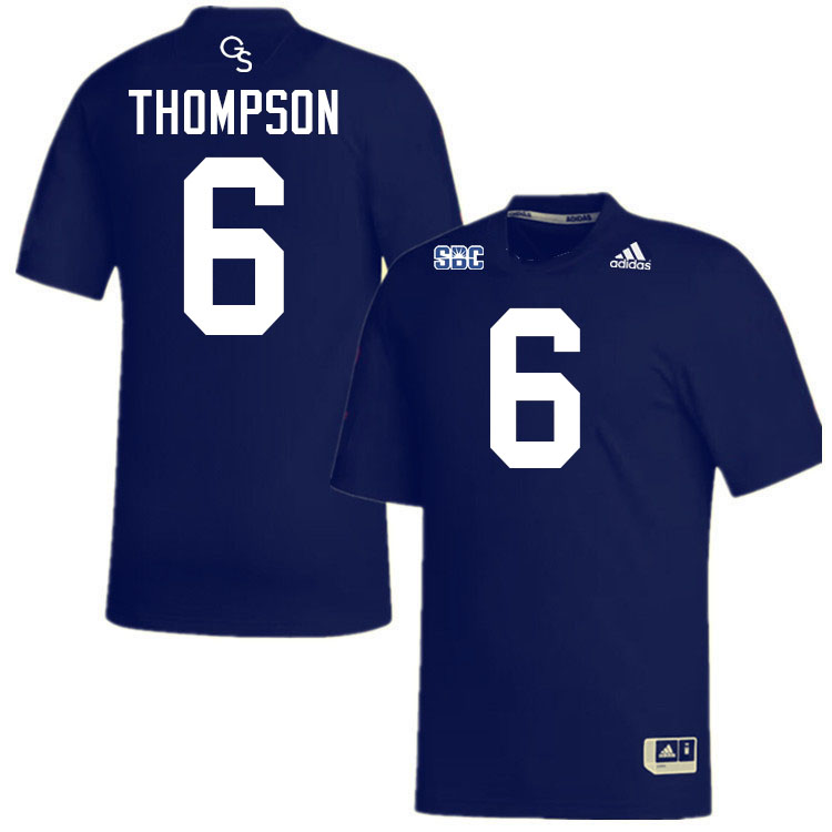 #6 NaJee Thompson Georgia Southern Eagles Jerseys|Apparels Football Stitched-Navy